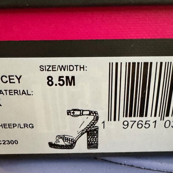 Vince Camuto Fancey Platform Sandals, BLACK, NEW IN BOX, Size 8.5 - Picture 6 of 10